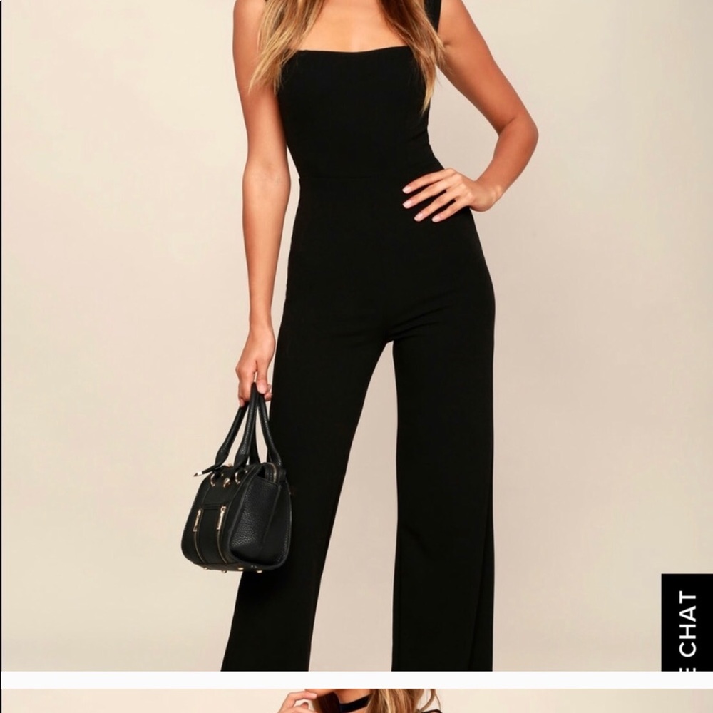 Lulu’s Enticing Endeavors Black Jumpsuit